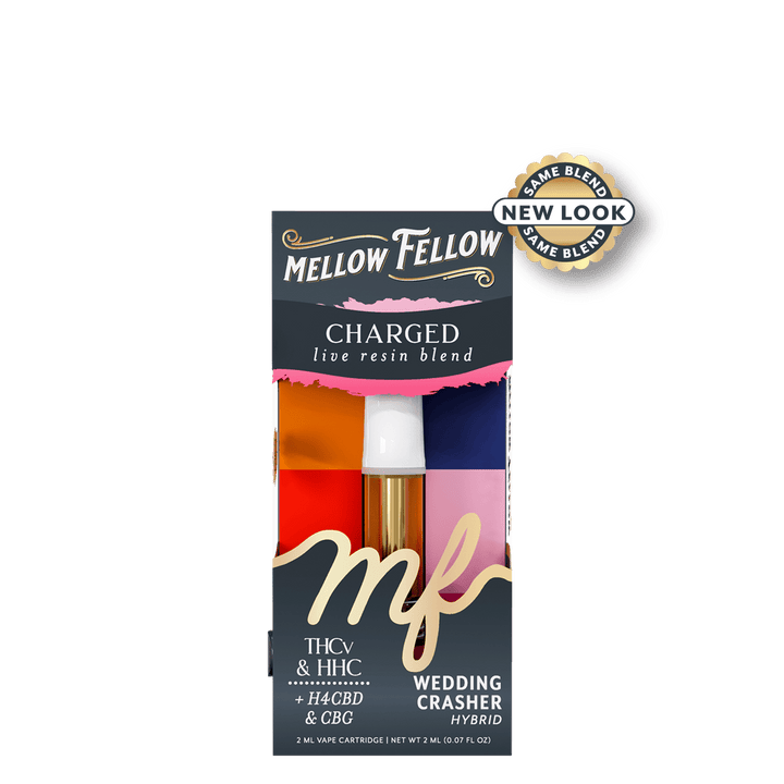 Charged Blend 2ml Live Resin Vape Cartridge - Wedding Crasher (Hybrid) - Mellow Fellow