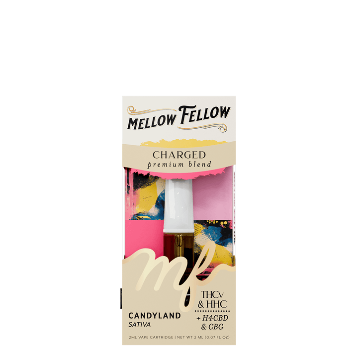 Charged Blend 2ml Vape Cartridge - Candyland (Sativa) - Mellow Fellow