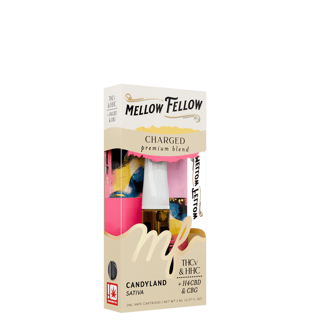 Charged Blend 2ml Vape Cartridge - Candyland (Sativa) - Mellow Fellow