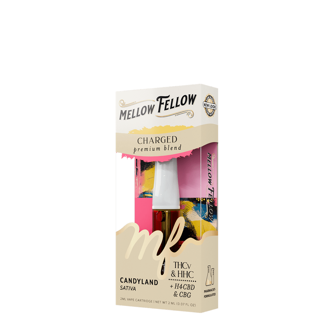 Charged Blend 2ml Vape Cartridge - Candyland (Sativa) - Mellow Fellow