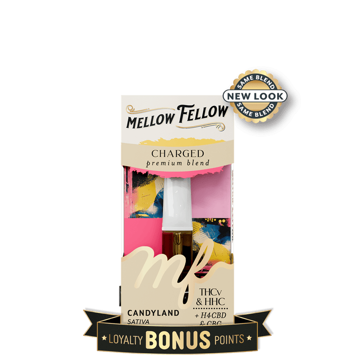 Charged Blend 2ml Vape Cartridge - Candyland (Sativa) - Mellow Fellow