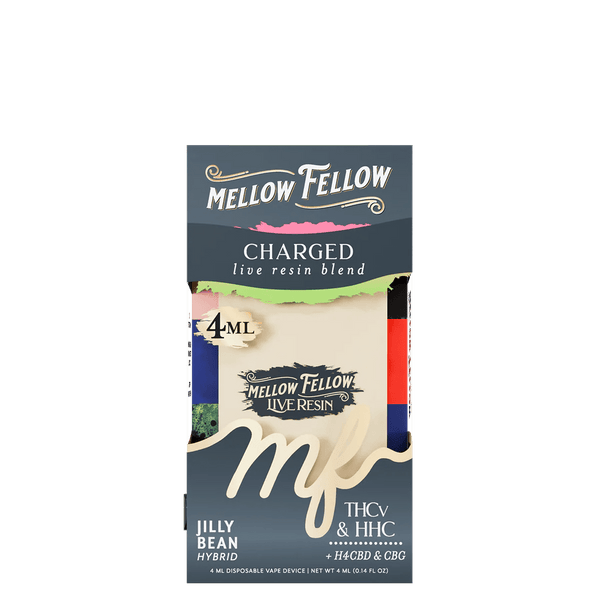 Charged Blend 4ml Live Resin Disposable Vape - Jilly Bean (Hybrid)