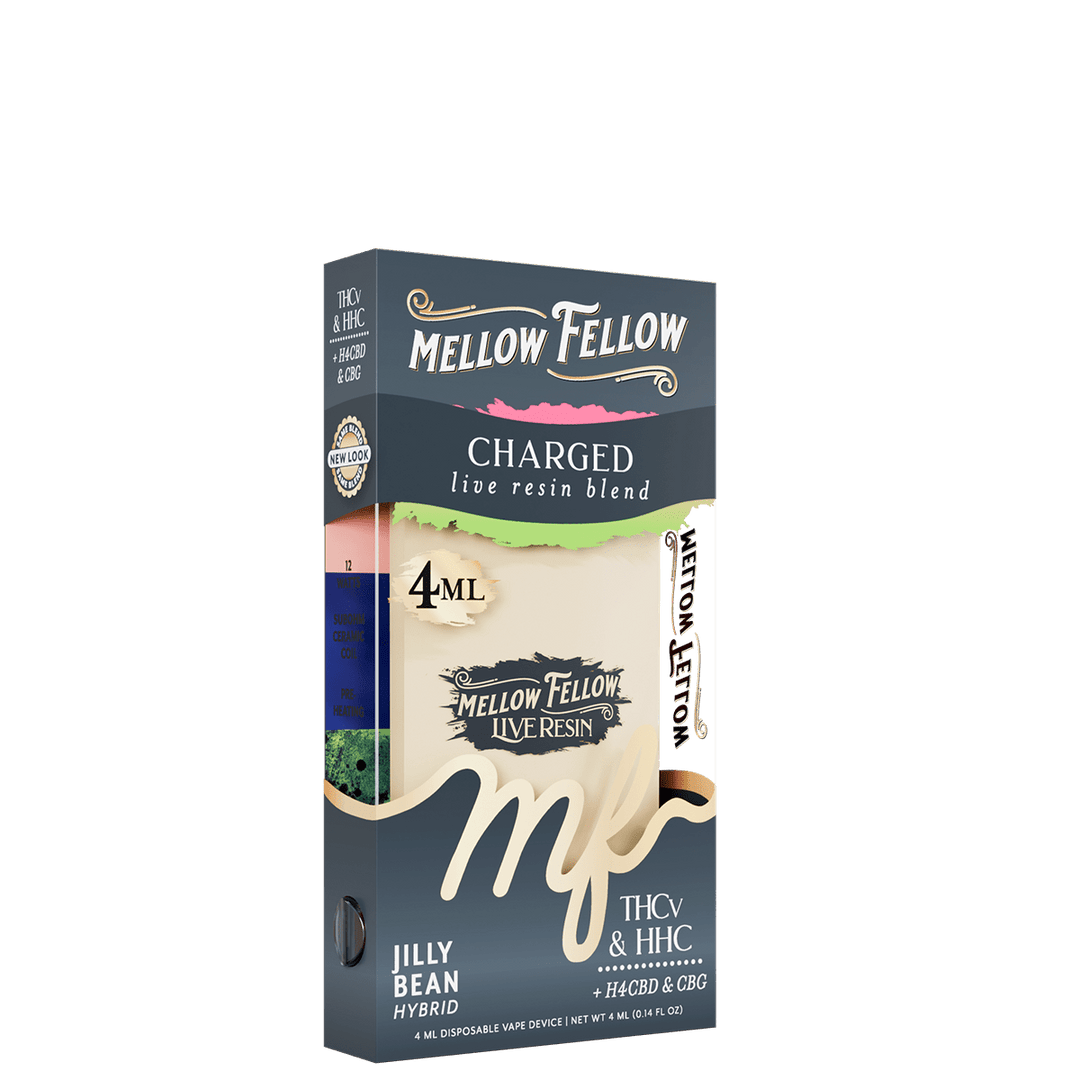 Charged Blend 4ml Live Resin Disposable Vape - Jilly Bean (Hybrid) - Mellow Fellow