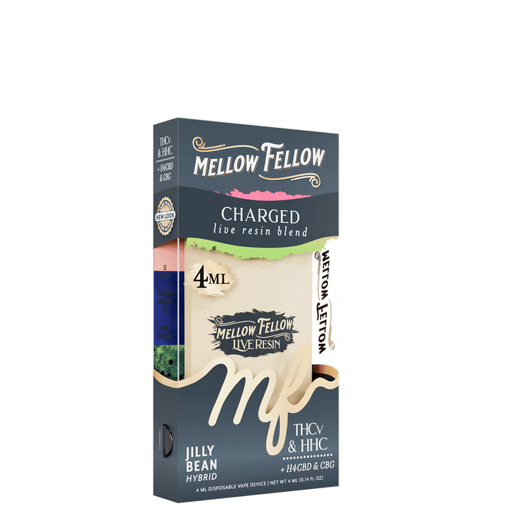 Charged Blend 4ml Live Resin Disposable Vape - Jilly Bean (Hybrid) - Mellow Fellow