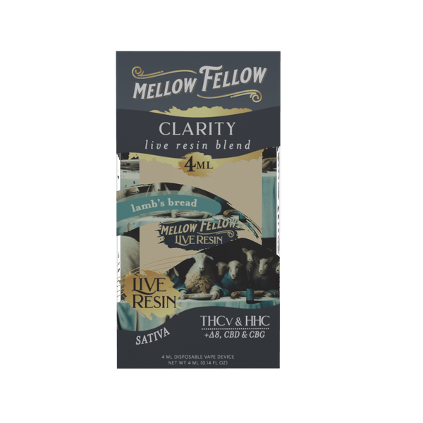 Clarity Blend 4ml Live Resin Disposable Vape - Lamb's Bread (Sativa)