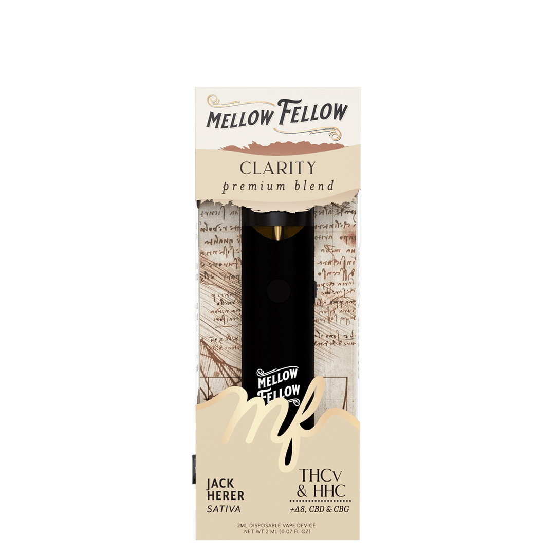 Clarity Blend 2ml Disposable Vape - Jack Herer (Sativa) - Mellow Fellow