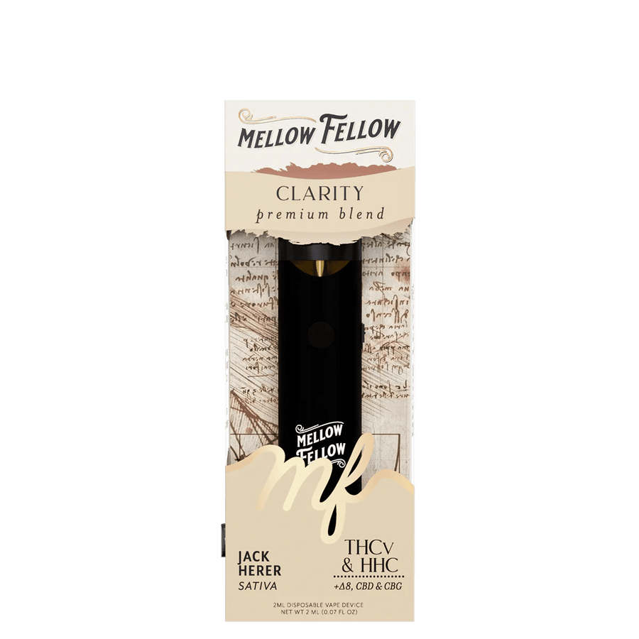 Clarity Blend 2ml Disposable Vape - Jack Herer (Sativa) - Mellow Fellow Clarity Blend 2ml Disposable Vape - Jack Herer (Sativa) - Mellow Fellow