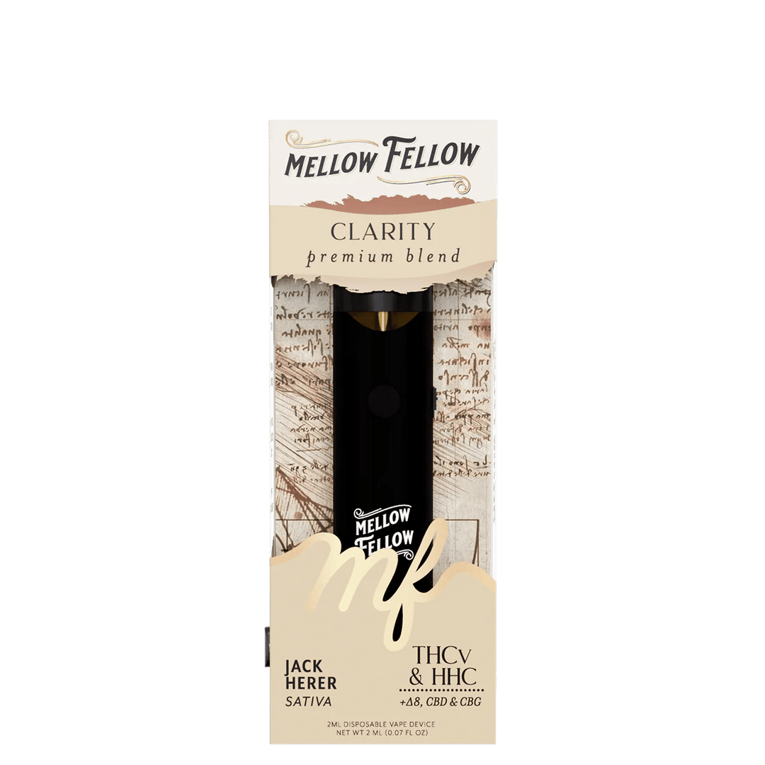 Clarity Blend 2ml Disposable Vape - Jack Herer (Sativa) - Mellow Fellow Clarity Blend 2ml Disposable Vape - Jack Herer (Sativa) - Mellow Fellow