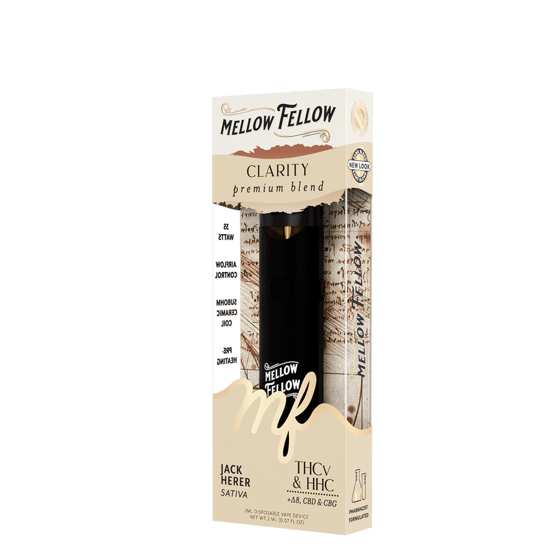 Clarity Blend 2ml Disposable Vape - Jack Herer (Sativa) - Mellow Fellow