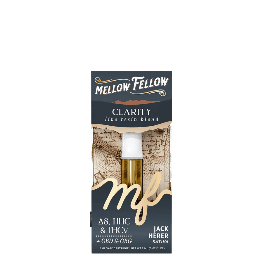 Clarity Blend 2ml Live Resin Vape Cartridge - Jack Herer (Sativa) - Mellow Fellow