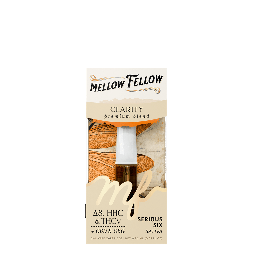 Clarity Blend 2ml Vape Cartridge - Serious Six (Sativa) - Mellow Fellow