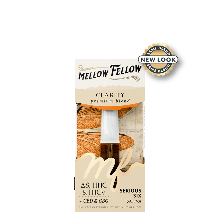 Clarity Blend 2ml Vape Cartridge - Serious Six (Sativa) - Mellow Fellow