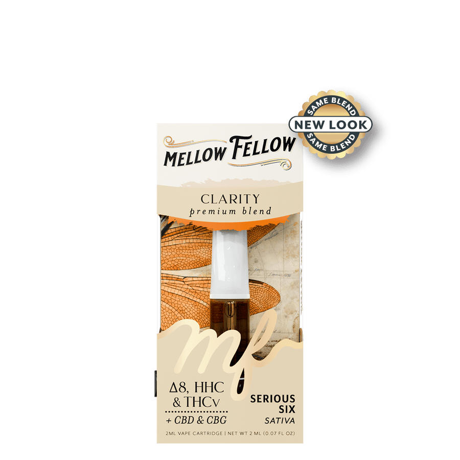 Clarity Blend 2ml Vape Cartridge - Serious Six (Sativa) - Mellow Fellow