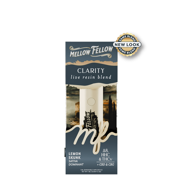 Clarity Blend - Destination: Athens - Live Resin 1ml Disposable Vape - Lemon Skunk (Sativa Dominant)