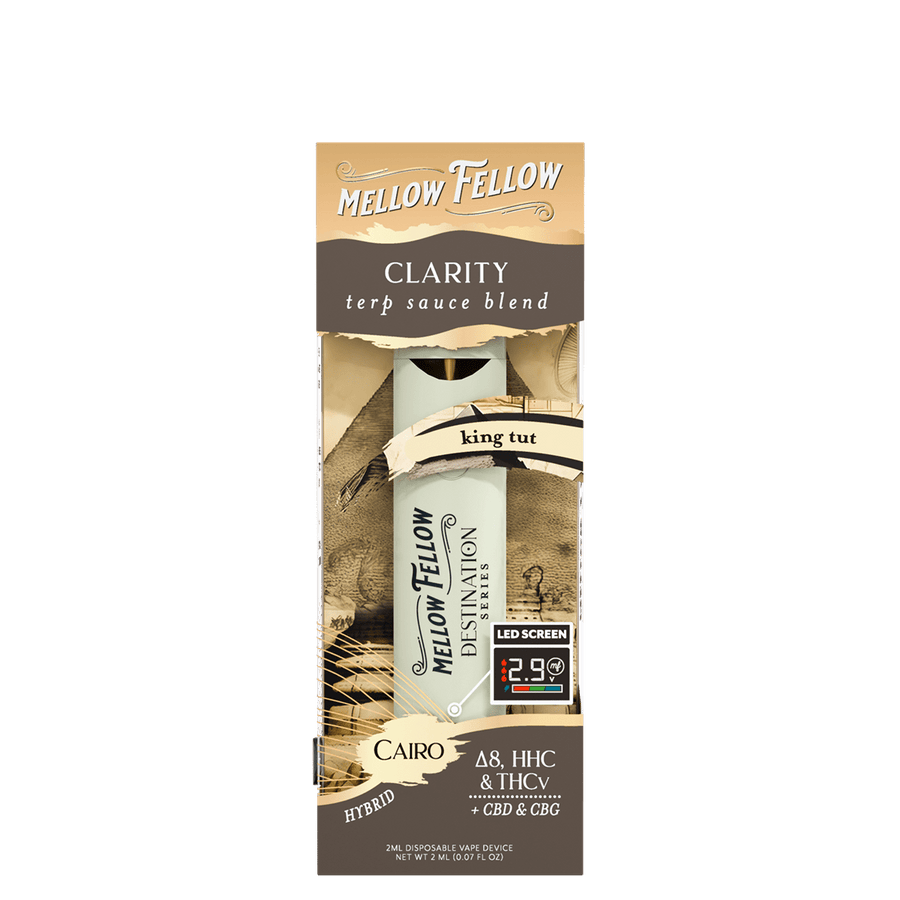 Clarity Blend - Destination: Cairo - Terp Sauce 2ml Disposable Vape - King Tut (Hybrid) - Mellow Fellow
