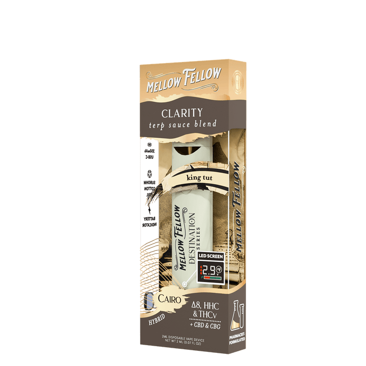 Clarity Blend - Destination: Cairo - Terp Sauce 2ml Disposable Vape - King Tut (Hybrid) - Mellow Fellow