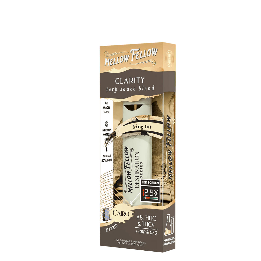 Clarity Blend - Destination: Cairo - Terp Sauce 2ml Disposable Vape - King Tut (Hybrid) - Mellow Fellow