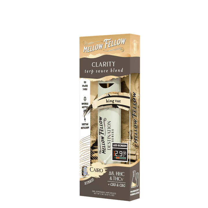 Clarity Blend - Destination: Cairo - Terp Sauce 2ml Disposable Vape - King Tut (Hybrid) - Mellow Fellow