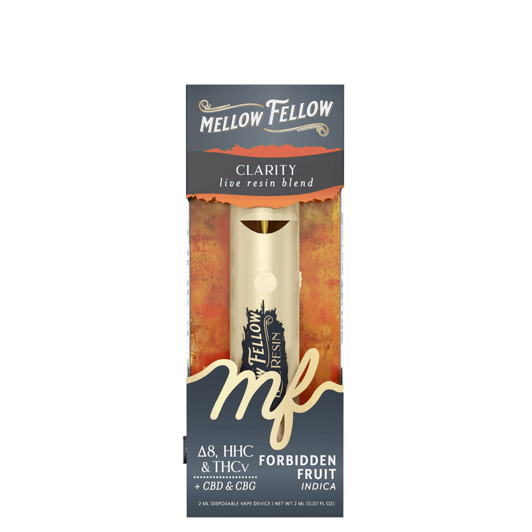 Clarity Blend 2ml Live Resin Disposable Vape - Forbidden Fruit (Indica) - Mellow Fellow