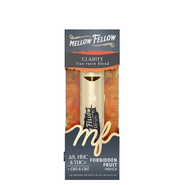 Clarity Blend 2ml Live Resin Disposable Vape - Forbidden Fruit (Indica) - Mellow Fellow