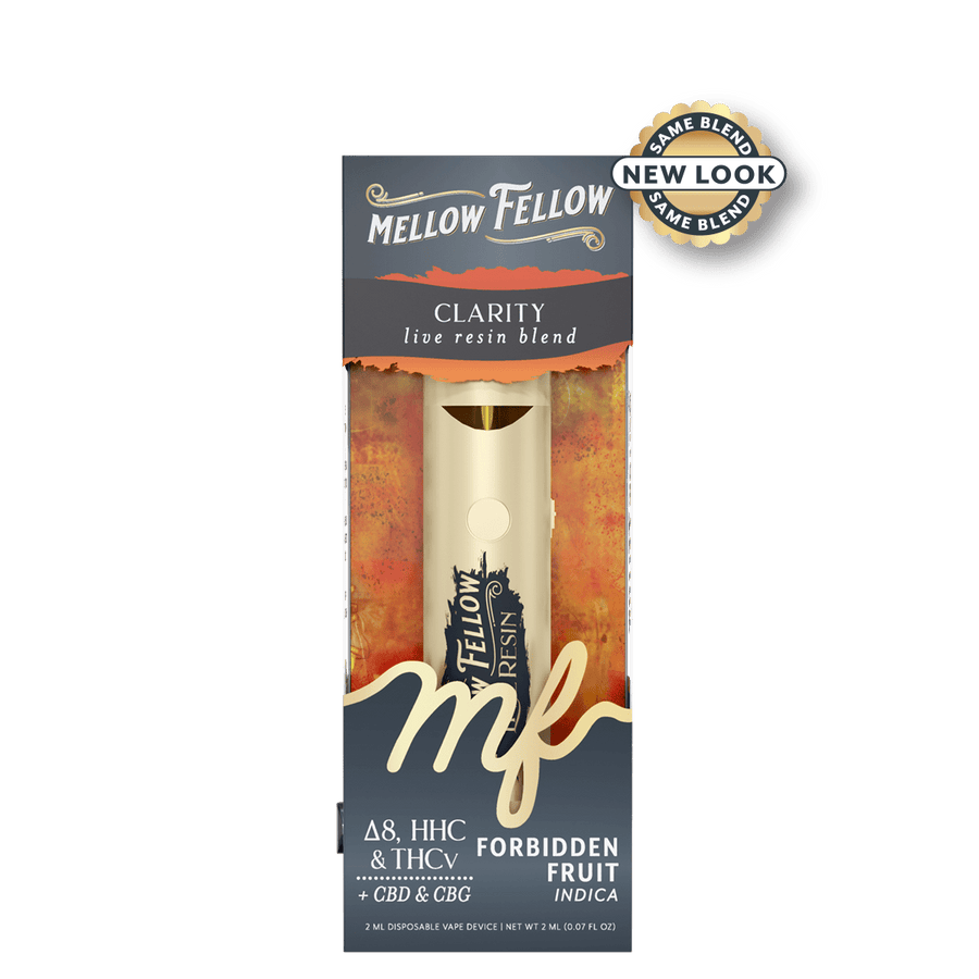 Clarity Blend 2ml Live Resin Disposable Vape - Forbidden Fruit (Indica) - Mellow Fellow