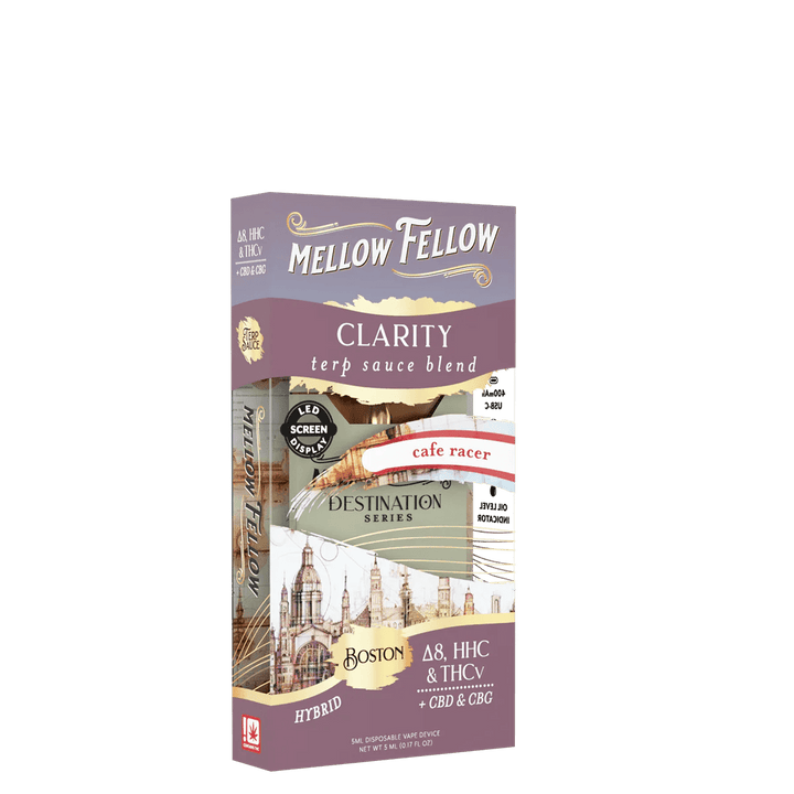 Clarity Blend Boston - Terp Sauce 5ml Disposable Vape - Cafe Racer (Hybrid) - Mellow Fellow