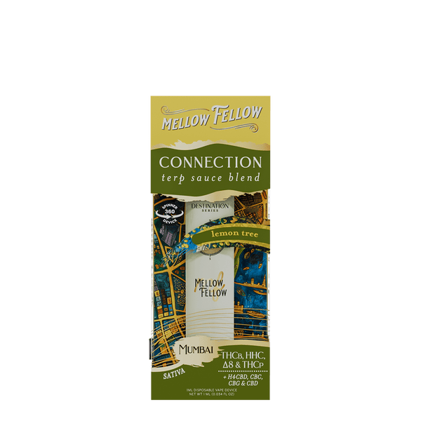 Connection Blend - Terp Sauce 1ml Disposable Spinner Vape - Lemon Tree (Sativa)
