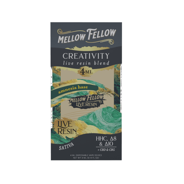 Creativity Blend 4ml Live Resin Disposable Vape - Amnesia Haze (Sativa)