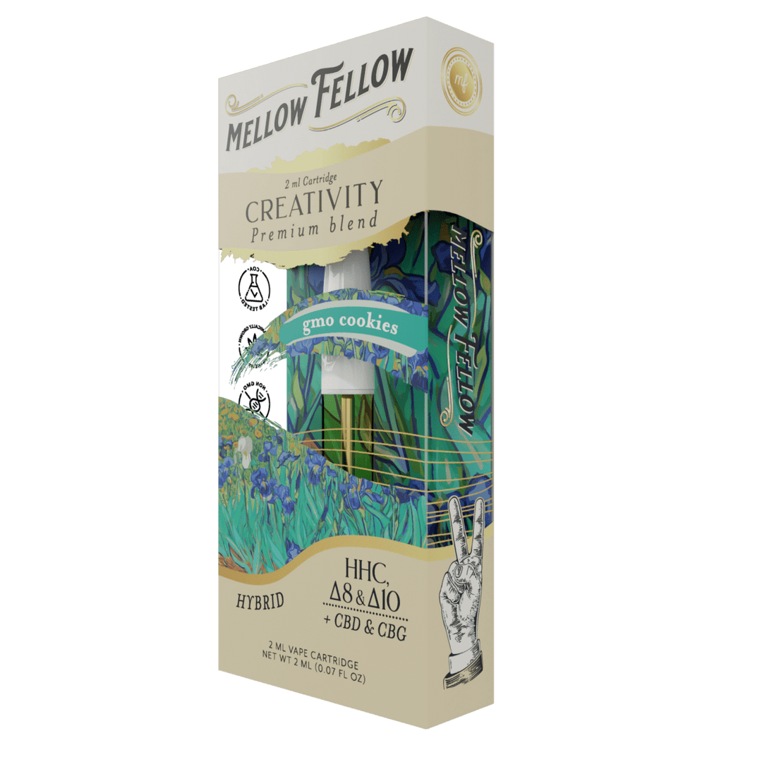 Creativity Blend 2ml Vape Cartridge - GMO Cookies (Hybrid) - Mellow Fellow