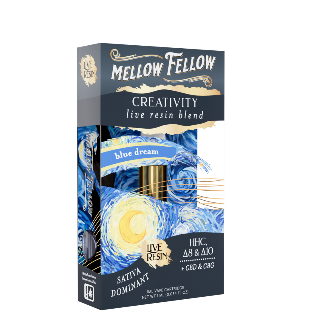 Creativity Live Resin Blend 1ml Vape Cartridge Blue Dream