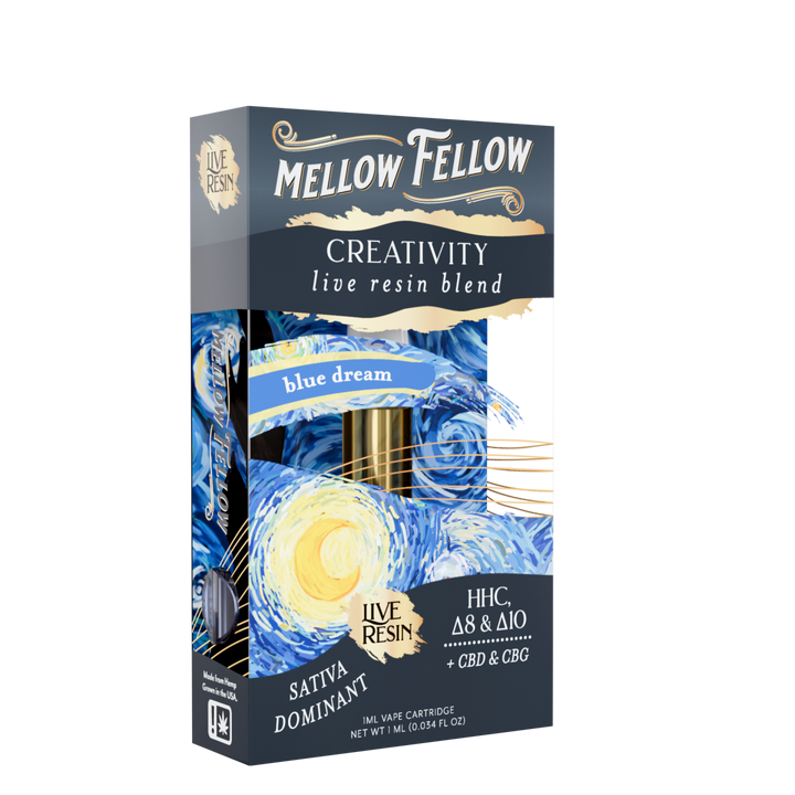 Creativity Live Resin Blend 1ml Vape Cartridge Blue Dream