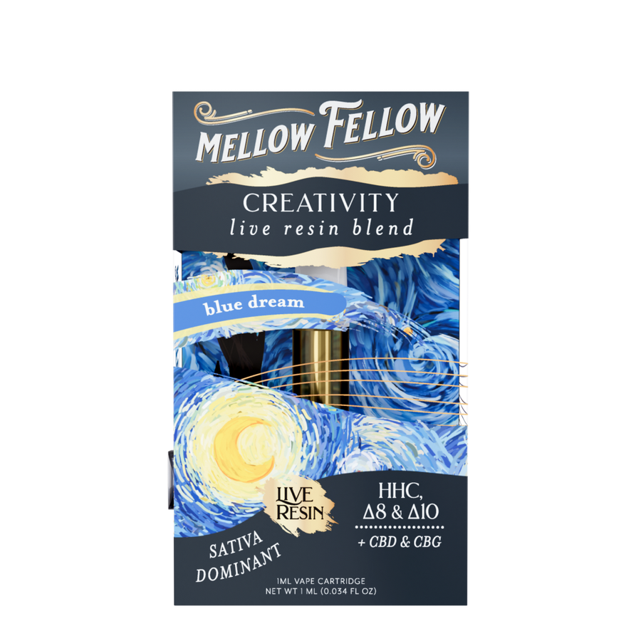 Creativity Live Resin Blend 1ml Vape Cartridge Blue Dream