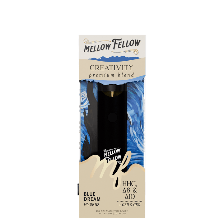 Creativity Blend 2ml Disposable Vape - Blue Dream (Hybrid) - Mellow Fellow