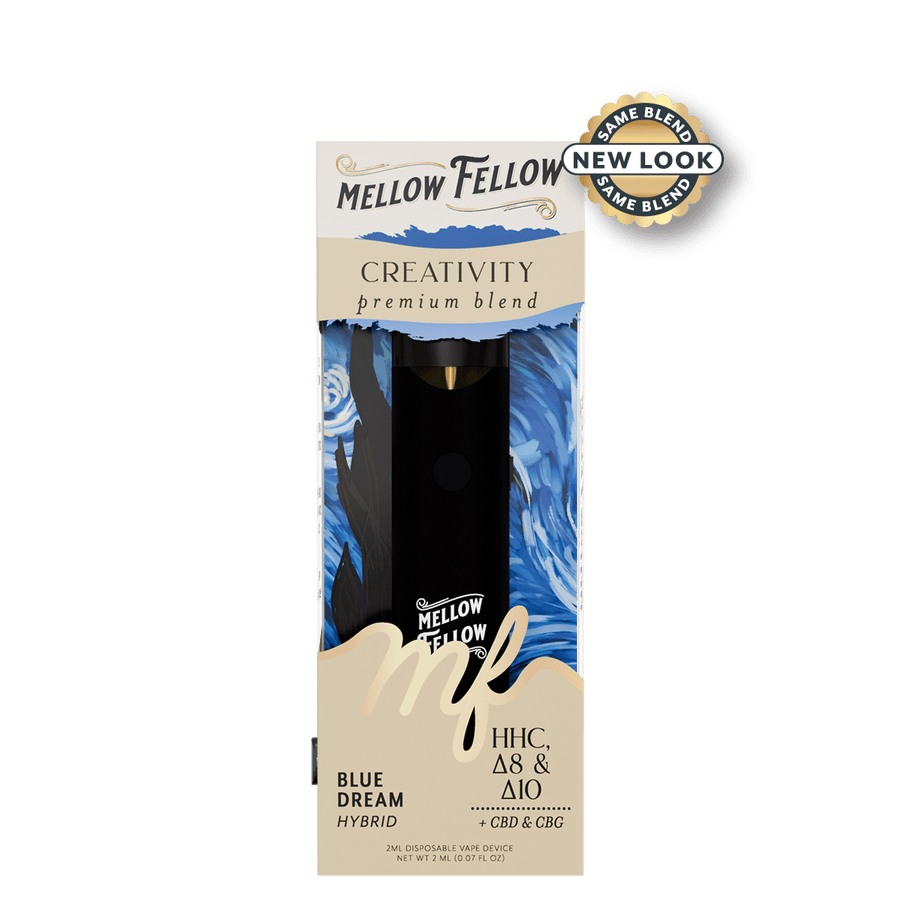 Creativity Blend 2ml Disposable Vape - Blue Dream (Hybrid) - Mellow Fellow