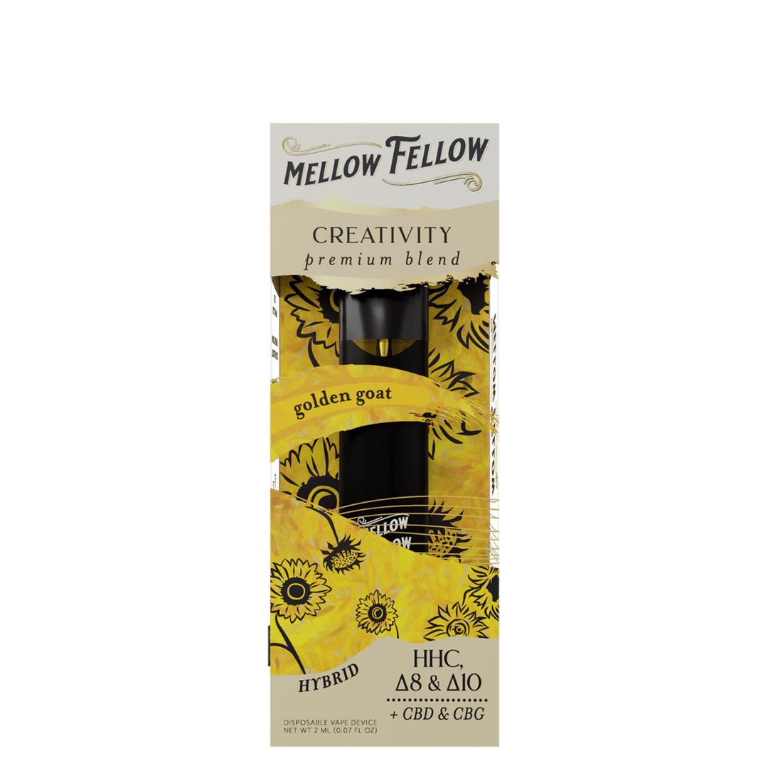 Creativity Blend 2ml Disposable Vape - Golden Goat (Hybrid) - Mellow Fellow