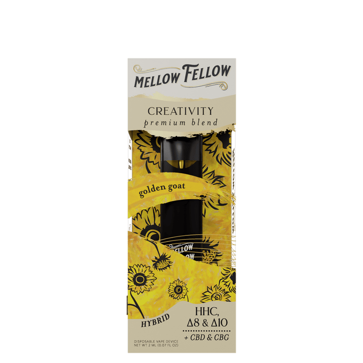 Creativity Blend 2ml Disposable Vape - Golden Goat (Hybrid) - Mellow Fellow