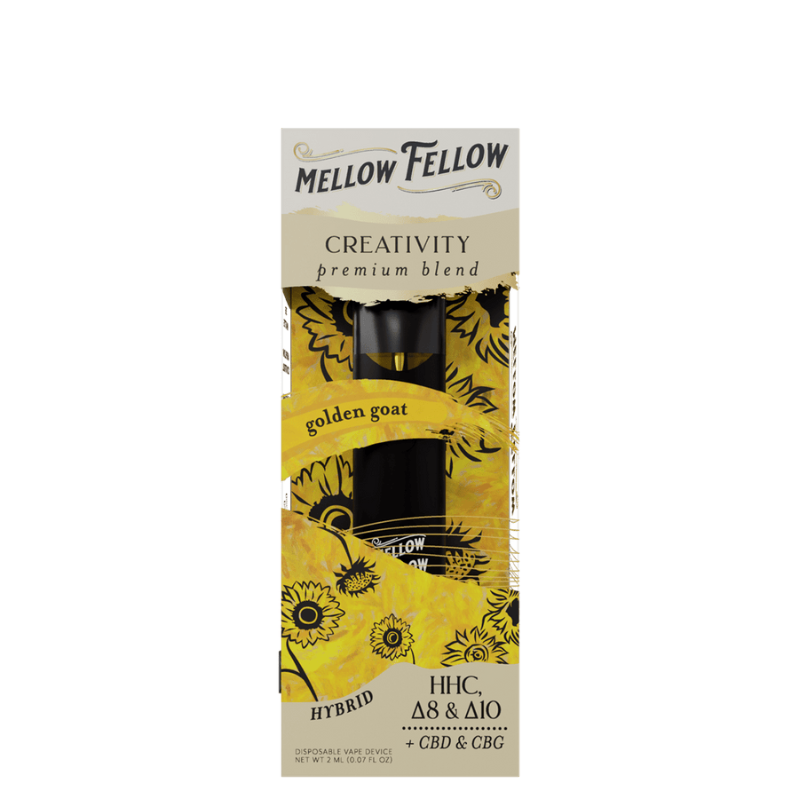 Creativity Blend 2ml Disposable Vape - Golden Goat (Hybrid) - Mellow Fellow