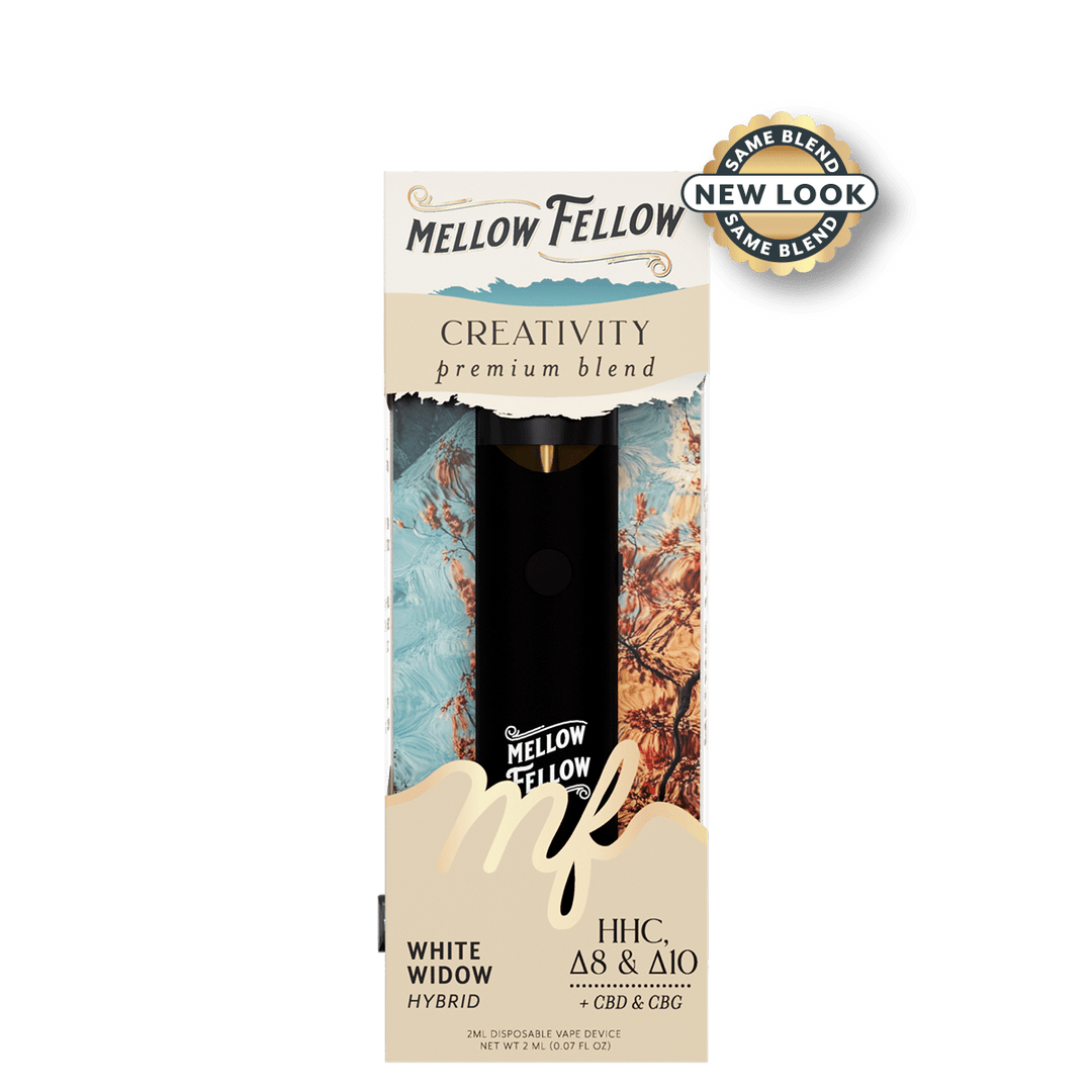 Creativity Blend 2ml Disposable Vape - White Widow (Hybrid) - Mellow Fellow