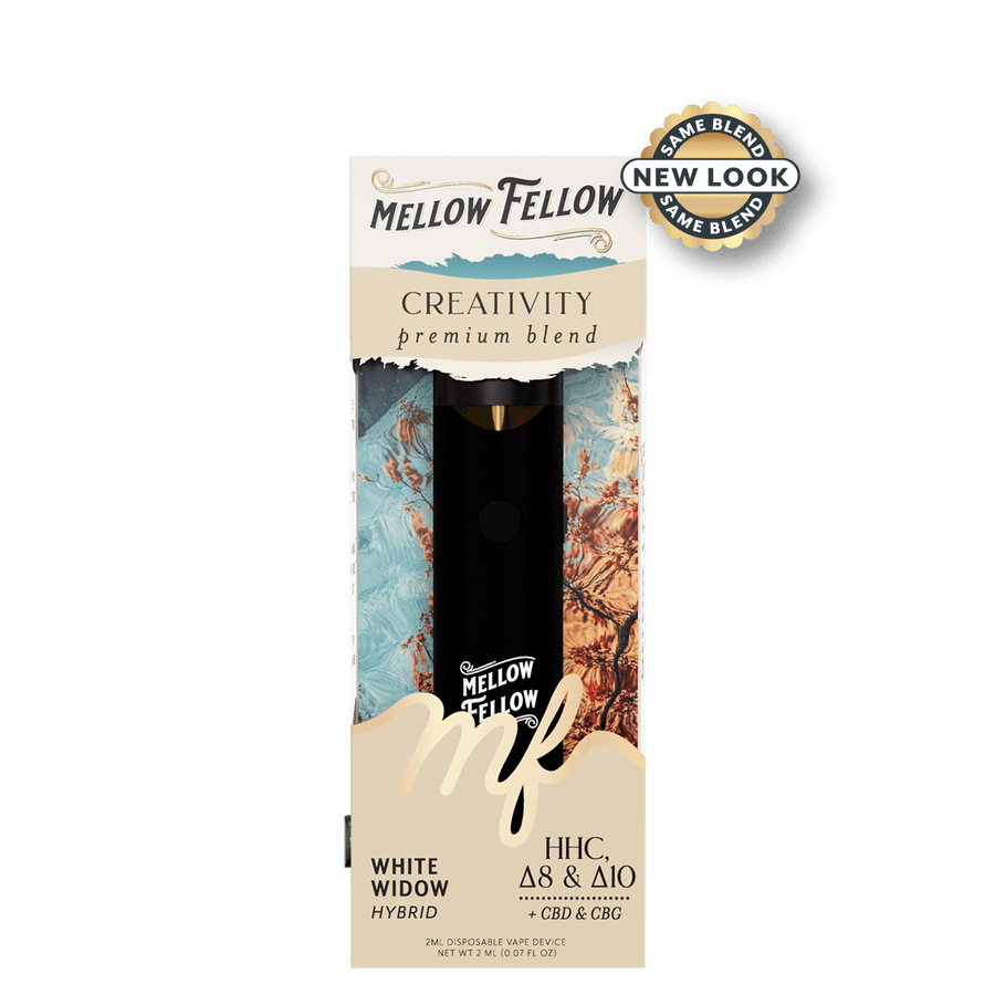 Creativity Blend 2ml Disposable Vape - White Widow (Hybrid) - Mellow Fellow