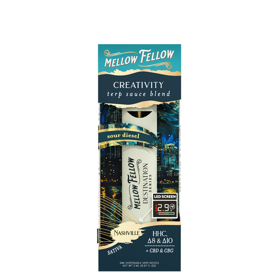 Creativity Blend - Destination: Nashville - Terp Sauce 2ml Disposable Vape - Sour Diesel (Sativa) - Mellow Fellow