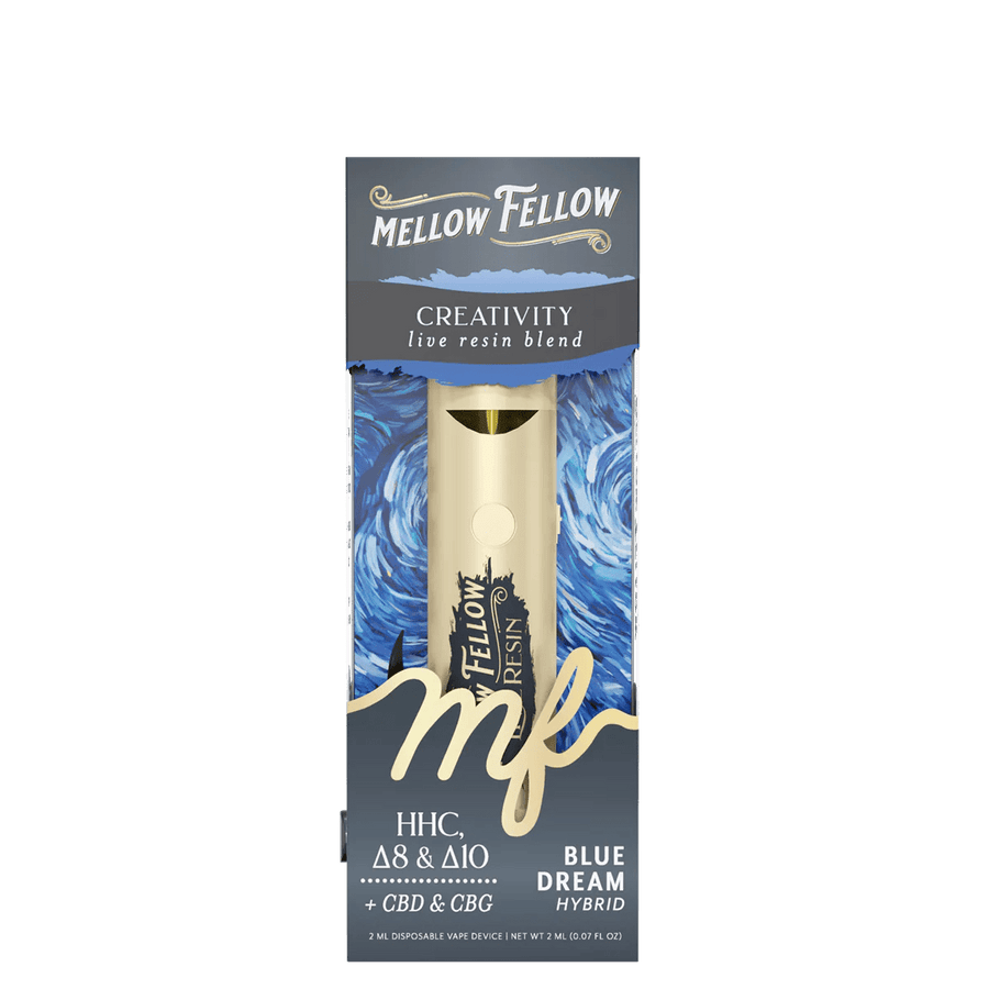Creativity Blend 2ml Live Resin Disposable Vape - Blue Dream (Hybrid) - Mellow Fellow
