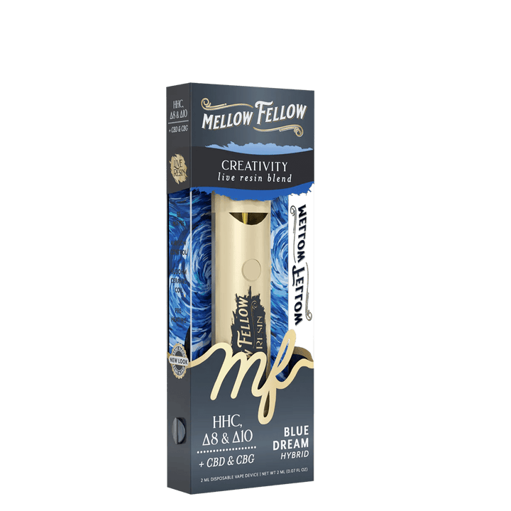 Creativity Blend 2ml Live Resin Disposable Vape - Blue Dream (Hybrid) - Mellow Fellow