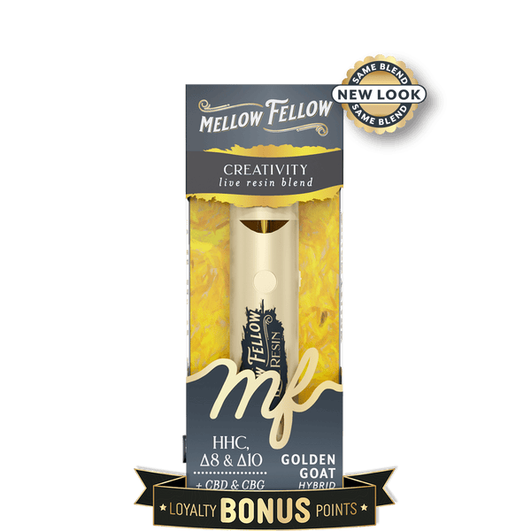 Creativity Blend 2ml Live Resin Disposable Vape - Golden Goat (Hybrid)