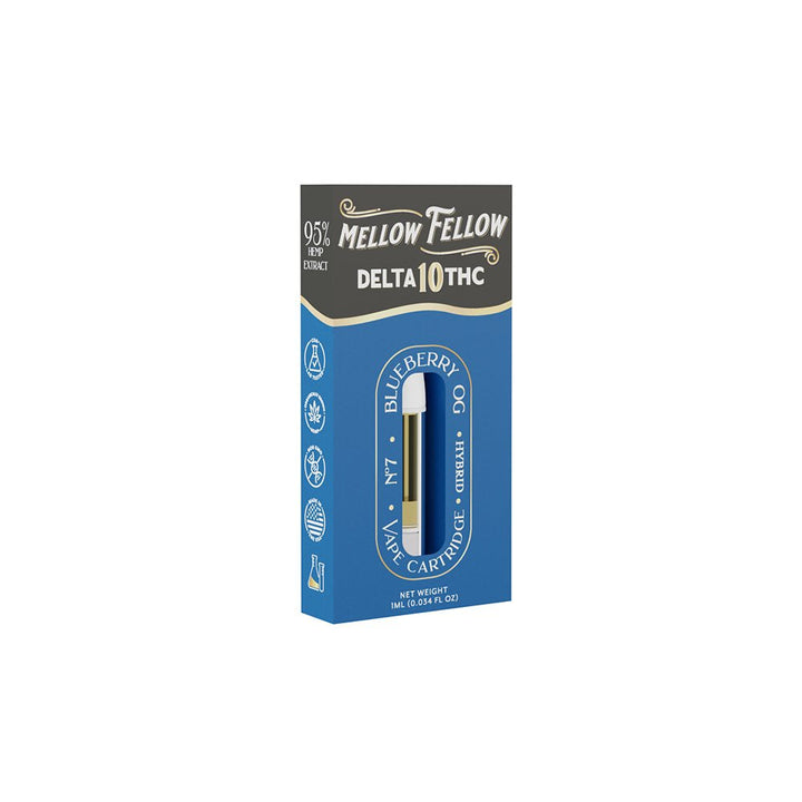 Delta 10 1ml Vape Cartridge - Blueberry OG (Hybrid)