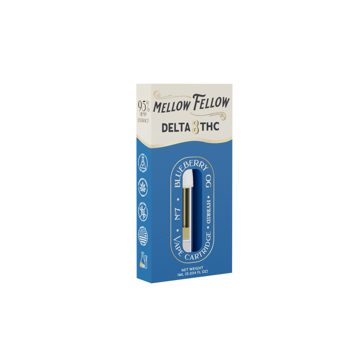 Delta 8 1ml Vape Cartridge Blueberry OG