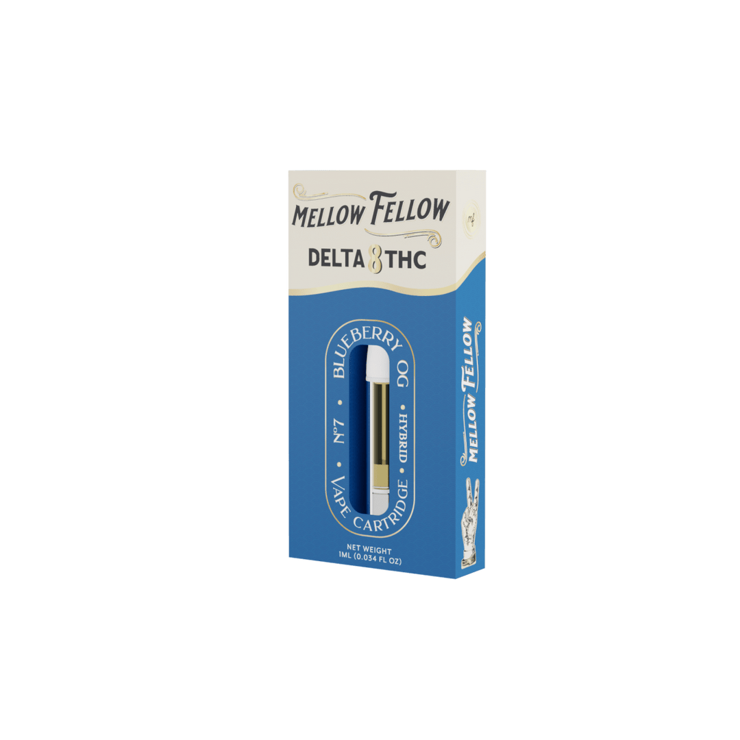 Delta 8 1ml Vape Cartridge - Blueberry OG (Hybrid)
