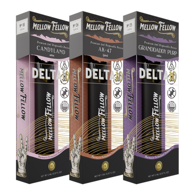 Delta 10 Premium 2ml Disposable Vape Bundle (3 Pack) | Sativa, Hybrid, and Indica