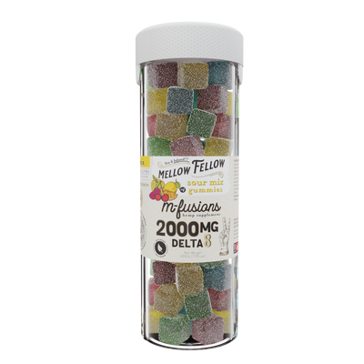 M-Fusions Delta 8 THC Sour Mix Gummies 40ct- 50mg Delta 8 per gummy