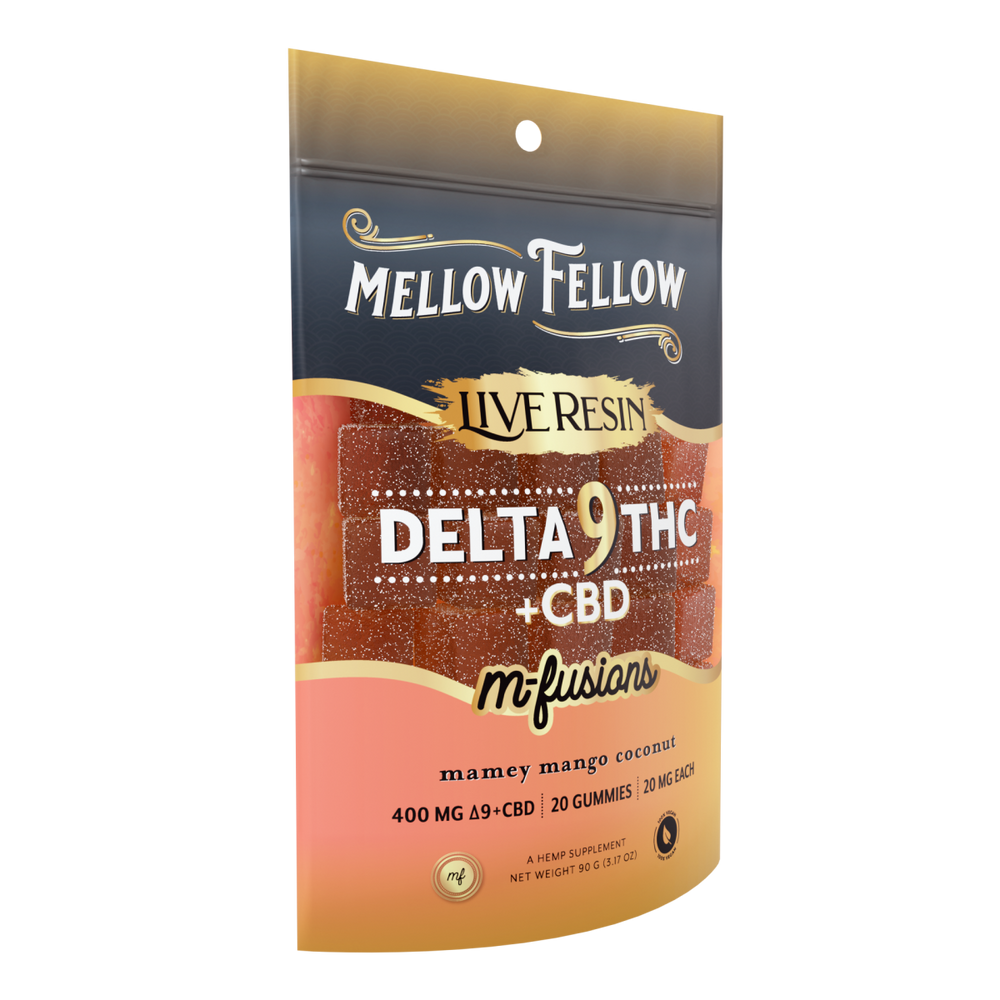 Live Resin delta 9 CBD gummies mamey mango coconut