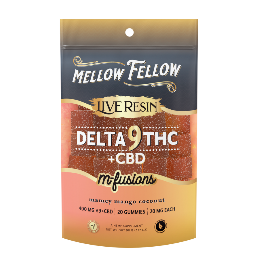 Live Resin delta 9 CBD gummies mamey mango coconut